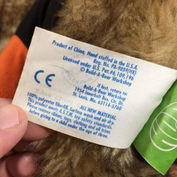 Build A Bear BABW Bunny‎ Rabbit Hop Movie Plush 13" Stuffed Animal Harley Shirt - Picture 7 of 11